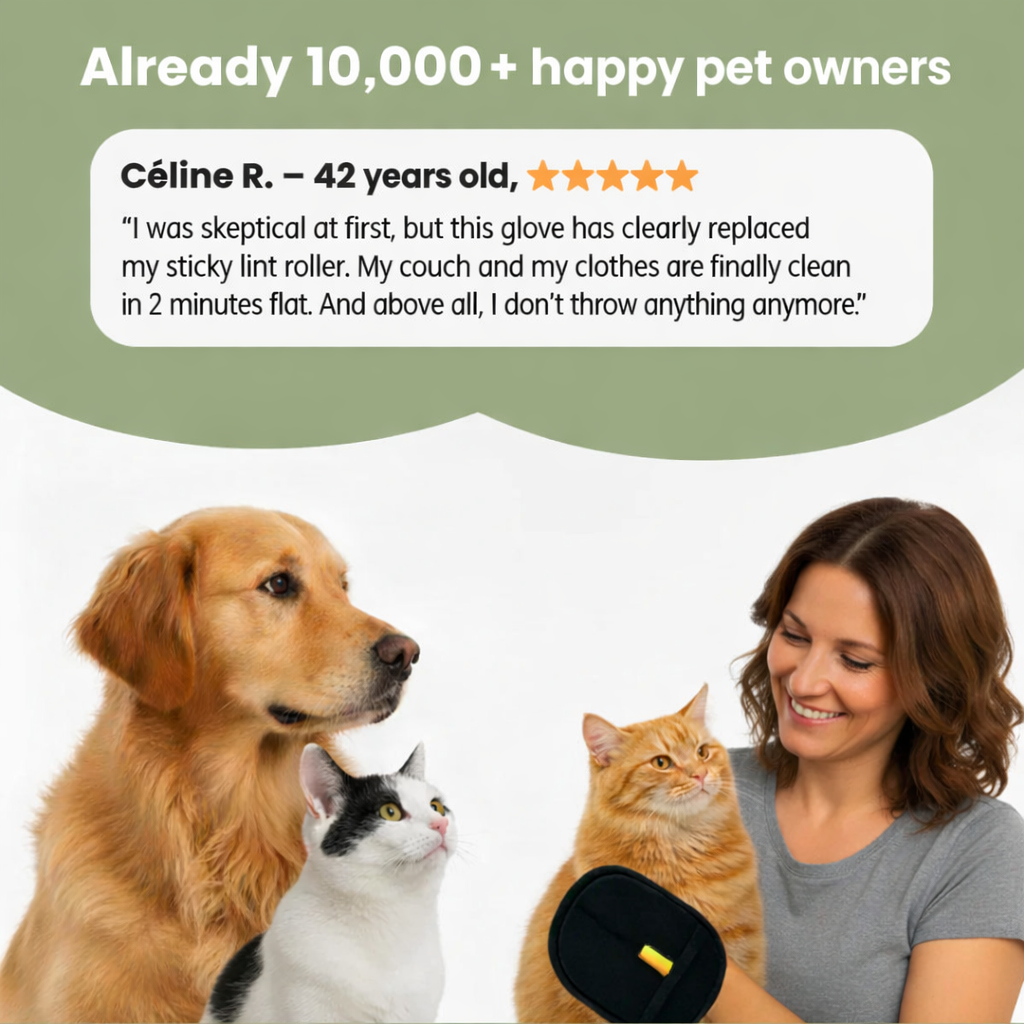 FurFree™ – Pet Hair Remover Glove